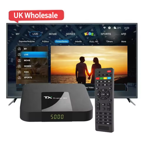 Android OTT TV Box Smart HD 4k h.265 Video Streaming Internet Set Top Box