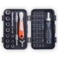 Latest combination 8 in 1 multifunctional home repair manual ratchet screwdriver tool set