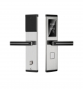 RFID smart key card hotel door lock, smart handle keyless, hotel lock with hotel room free software