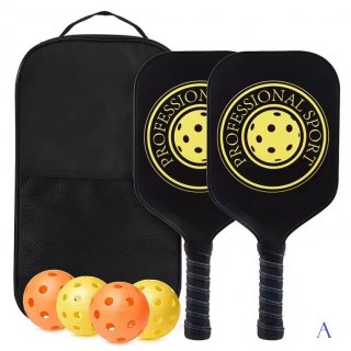 Glass Fiber Smooth Surface USAPA Certified Pickleball Paddles Set