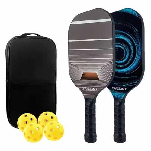 Premium Glass Fiber Pickleball Paddle Set with 4 Balls