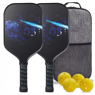 Fiberglass Pickleball Paddle Set for Outdoor Sports - Customizable Patterns and Specifications