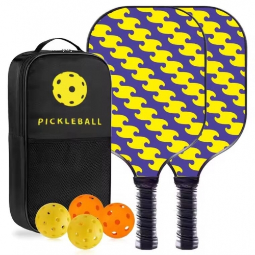 Hot-Selling Glass Fiber Microblemish Pickleball Racket Set