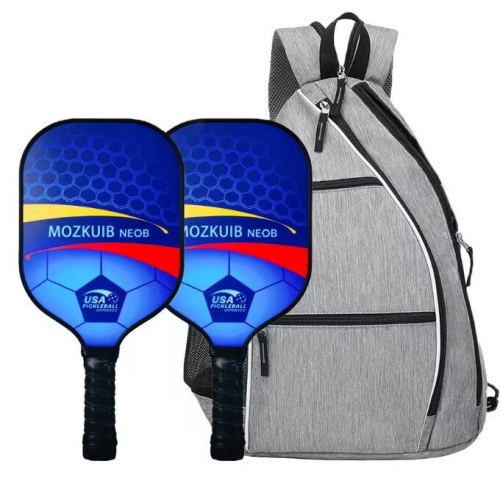 Carbon Fiber Graphite Pickleball Paddle Set - 3K Pickleball Racket for Racing & Adults