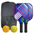 USAPA-Approved Carbon Fiber Pickleball Paddle Set with Multi-Color Options