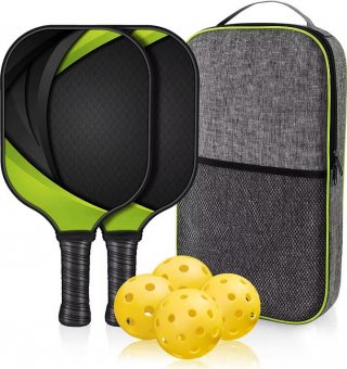 Unionpromo Custom USAPA-Approved Graphite Pickleball Paddle Set of 2 - Carbon Fiber, Customizable Logo & Colors