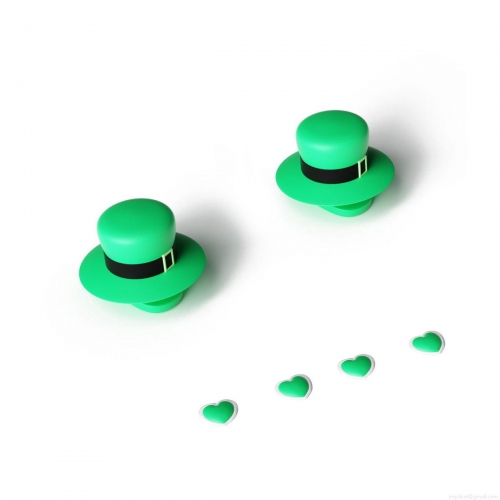 Green Hat Fins and Eyes for Sharkicks Pro